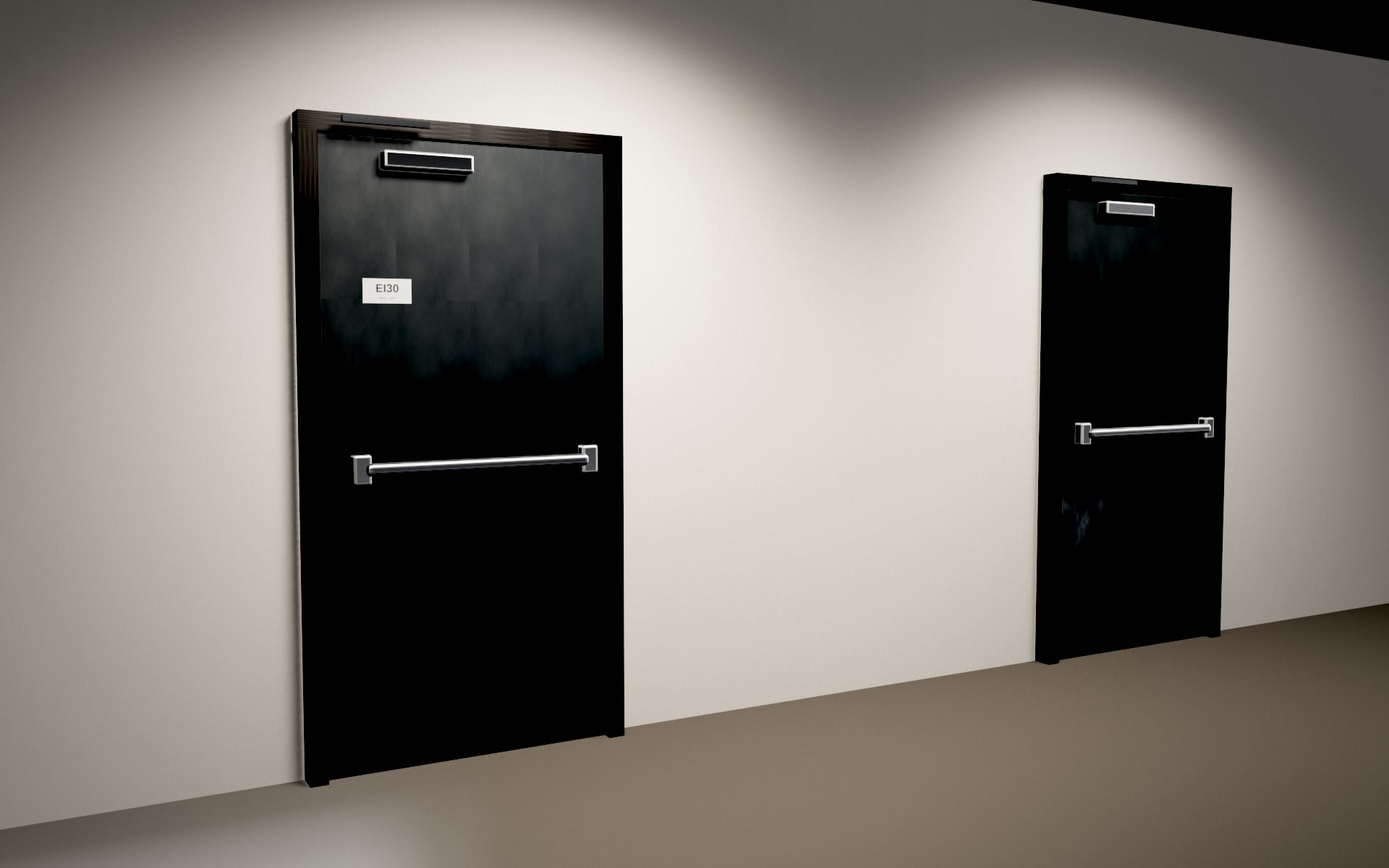 Porte coupe-feu — visualisation 3D